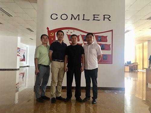 General Manager Chen of Li Xingxing Company came to visit diesel generator manufacturer Comler for guidance