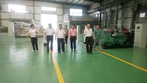 The county safety inspection team came to our company to inspect and guide work